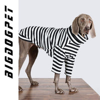 HKM-8662077 Large Dog Thin Inner Layer Clothing in Black and White - Multiple Sizes Available