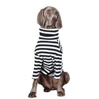 HKM-8662077 Large Dog Thin Inner Layer Clothing in Black and White - Multiple Sizes Available