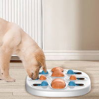 HKM-8662333 Slow Feed Licking Plate for Pets - Durable Plastic Busy Disk, 34.5x34.5x5.5 cm