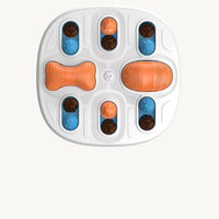 HKM-8662333 Slow Feed Licking Plate for Pets - Durable Plastic Busy Disk, 34.5x34.5x5.5 cm