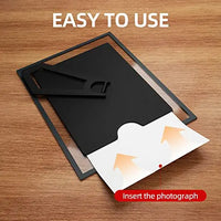 HKM-866451 Picture Photo Frame - Glass Tabletop Display & Wall Hanging, Sizes: 3.5x5, 4x6, 5x7, 6x8, 8x10, A4, A5