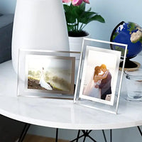 HKM-866451 Picture Photo Frame - Glass Tabletop Display & Wall Hanging, Sizes: 3.5x5, 4x6, 5x7, 6x8, 8x10, A4, A5