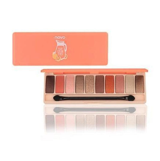 HKM-866643 NOVO 10-Color Matte Eyeshadow Palette for Versatile Makeup Looks