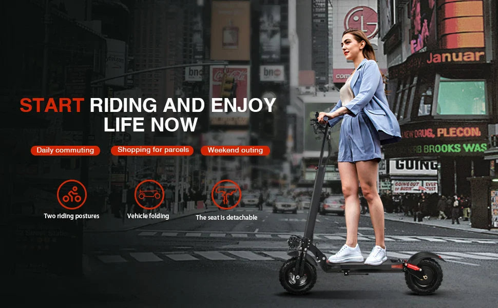 HKM-866771 Electric Self-Balancing Folding Scooter with 1200W Motor and 55-60km Range