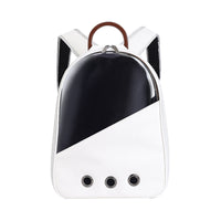 HKM-8669501 Versatile PU Cat Backpack in Khaki, Beige, Brown, Pink, White, and Black - Medium Soft Design