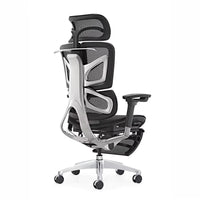 HKM-867027 Ergonomic Adjustable Office Chair with Headrest and Mesh Fabric, Modern Design for Comfort and Support