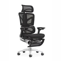 HKM-867027 Ergonomic Adjustable Office Chair with Headrest and Mesh Fabric, Modern Design for Comfort and Support