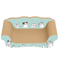 HKM-8671293 Integrated Cat Sofa Bed with Scratch Board - Available in Multiple Sizes for Cats up to 25kg