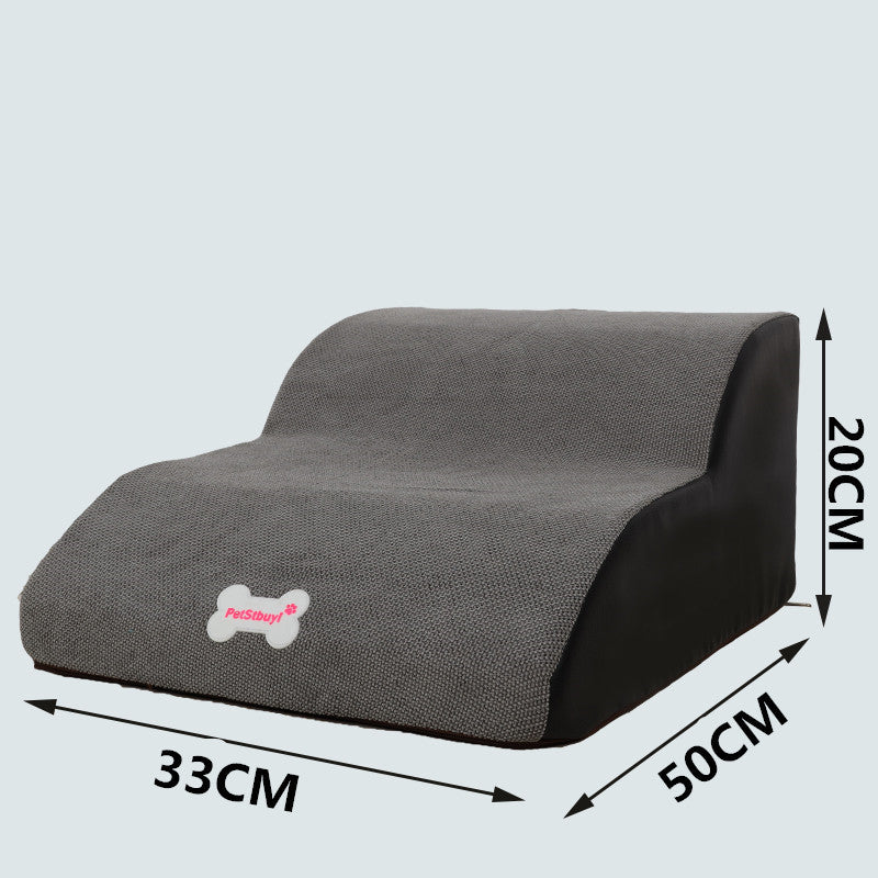 HKM-8671421 Small Dog Ladder Cushion with Gradient Color Options for Easy Sofa to Bed Climbing