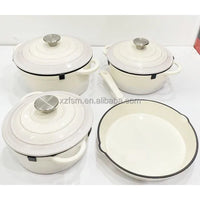 HKM-867283 7-Piece Non-Stick Cookware Set in Various Colours for Effortless Cooking