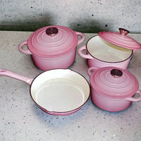 HKM-867283 7-Piece Non-Stick Cookware Set in Various Colours for Effortless Cooking