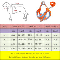 HKM-8674493 Adjustable No Pull Dog Harness and Leash Set for Small Dogs and Puppies with Reflective Strips
