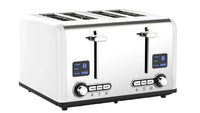 HKM-867475 4-Slice Electric Digital Touch Screen Toaster with Customisable Toasting Levels