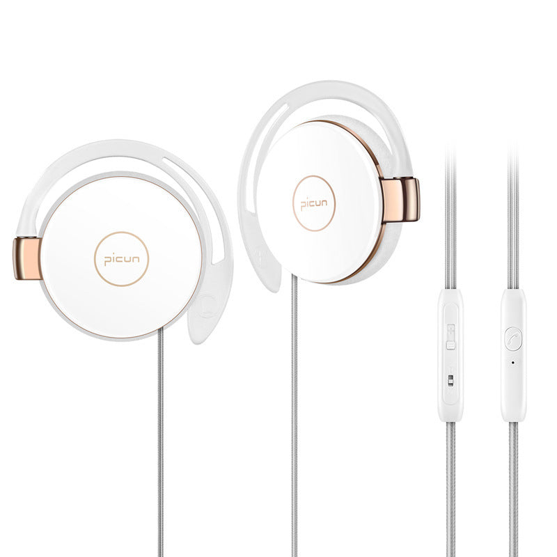 HKM-867475 L1 Ear Hanging Sports Earphones with Inline Microphone and 3.5mm Plug