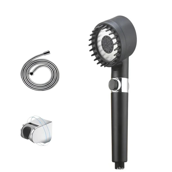 HKM-867603 Filtered Handheld Shower Head with Rainfall Spray for Enhanced Water Purification