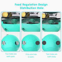 HKM-8676285 Cat Treat Dispenser Tumbler Toy for Interactive IQ Training and Mental Stimulation