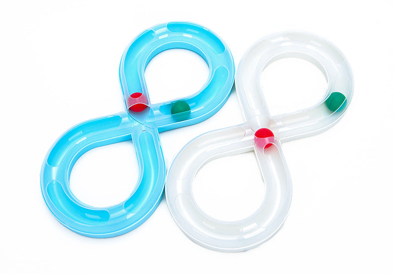 HKM-8678077 Interactive Cat Turntable Toy with Track Ball - Fun and Engaging Pet Activity Board