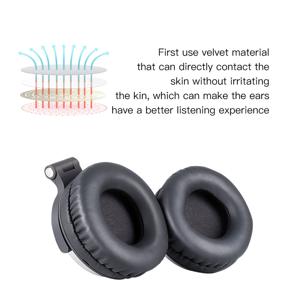 HKM-868051 Folding Bluetooth Stereo Headset with Subwoofer and Multi-Mode Functionality