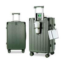 HKM-868115 4-Piece Soft Luggage Set with Carry-On and Wheels for Travel