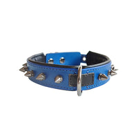 HKM-8681405 Stylish Leather Dog Collar with Rivets in Various Colors and Sizes