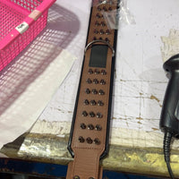 HKM-8681405 Stylish Leather Dog Collar with Rivets in Various Colors and Sizes