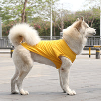 HKM-8684349 Lightweight Cotton Dog Vest for Small to Extra Large Dogs - Summer T-shirt Style