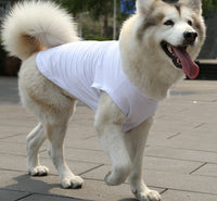 HKM-8684349 Lightweight Cotton Dog Vest for Small to Extra Large Dogs - Summer T-shirt Style