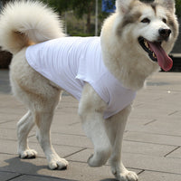 HKM-8684349 Lightweight Cotton Dog Vest for Small to Extra Large Dogs - Summer T-shirt Style