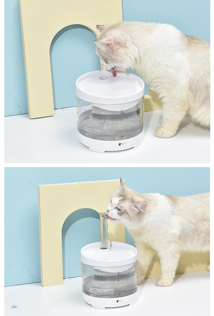 HKM-8684605 Automatic Cat and Dog Water Dispenser - 1.6L Circulating Water Bowl with Filter