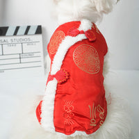 HKM-8685117 Festive Thick Cotton Sweatshirt for Cats and Dogs in Various Colors and Sizes