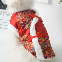 HKM-8685117 Festive Thick Cotton Sweatshirt for Cats and Dogs in Various Colors and Sizes