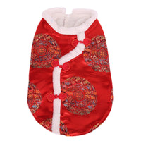 HKM-8685117 Festive Thick Cotton Sweatshirt for Cats and Dogs in Various Colors and Sizes