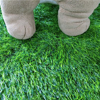 HKM-8686013 Indoor Outdoor Dog Grass Potty Training Mat - Washable & Realistic Simulation Lawn for Pets