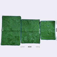 HKM-8686013 Indoor Outdoor Dog Grass Potty Training Mat - Washable & Realistic Simulation Lawn for Pets