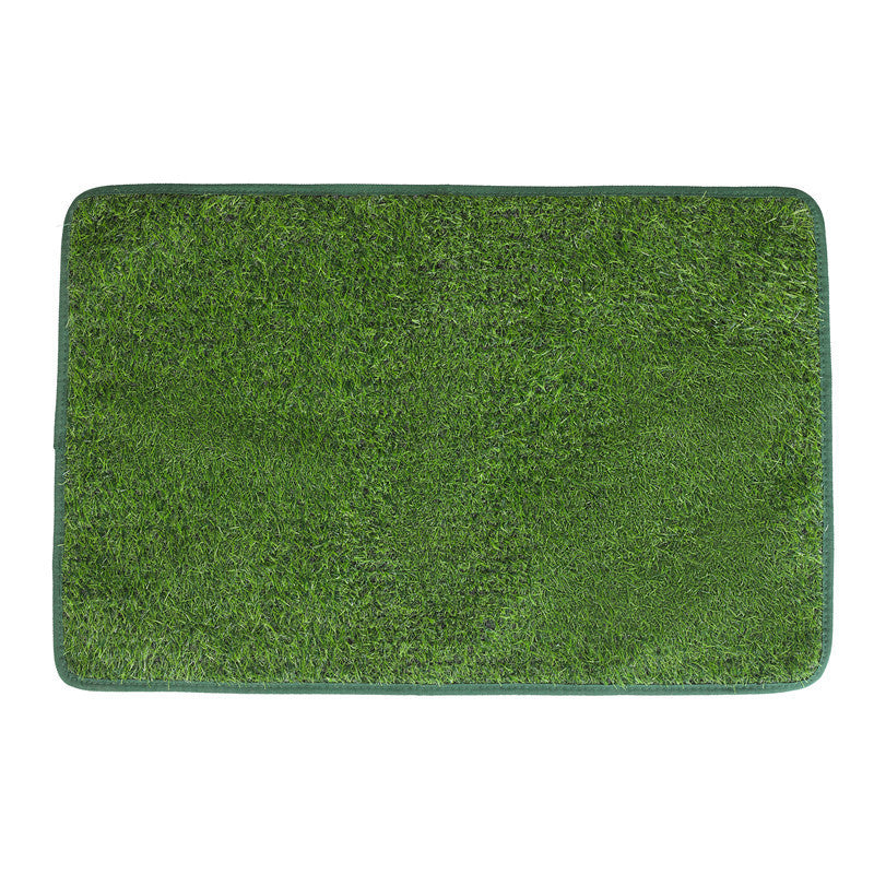 HKM-8686013 Indoor Outdoor Dog Grass Potty Training Mat - Washable & Realistic Simulation Lawn for Pets