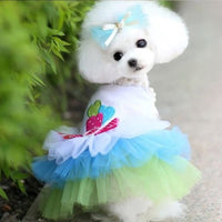 HKM-8686141 Spring and Summer Lightweight Dress for Small Dogs - Princess Style, Multiple Sizes Available