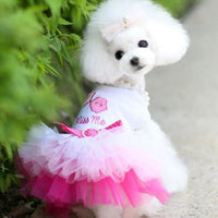 HKM-8686141 Spring and Summer Lightweight Dress for Small Dogs - Princess Style, Multiple Sizes Available