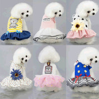 HKM-8686141 Spring and Summer Lightweight Dress for Small Dogs - Princess Style, Multiple Sizes Available