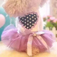 HKM-8686141 Spring and Summer Lightweight Dress for Small Dogs - Princess Style, Multiple Sizes Available