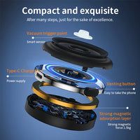 HKM-868627 Universal Magnetic Car Phone Holder with Double-Sided Strong Suction and Vacuum Adsorption