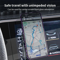 HKM-868627 Universal Magnetic Car Phone Holder with Double-Sided Strong Suction and Vacuum Adsorption