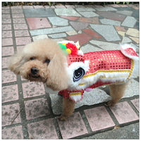 HKM-8686909 Chinese Style Tang Suit Costume for Dogs in Various Colors and Sizes