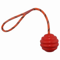 HKM-8687165 Multi-Color Rubber Molar Cleaning Knot Toy for Dogs - Interactive Bite-Resistant Pet Ball