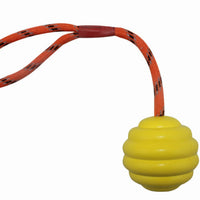 HKM-8687165 Multi-Color Rubber Molar Cleaning Knot Toy for Dogs - Interactive Bite-Resistant Pet Ball