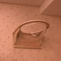 HKM-8687805 Solid Wood Wall-Mounted Cat Toy Platform with Sisal Grabbing Column and Grinding Board