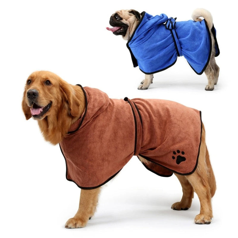 HKM-8688701 Super Absorbent Microfiber Bath Towel for Cats and Dogs – Quick Drying, Multiple Sizes Available