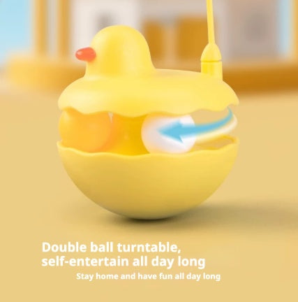 HKM-8689341 Interactive Duck-Shaped Cat Toy - Lightweight and Washable Fun Play Stick for Indoor & Outdoor Kittens