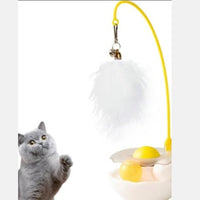 HKM-8689341 Interactive Duck-Shaped Cat Toy - Lightweight and Washable Fun Play Stick for Indoor & Outdoor Kittens