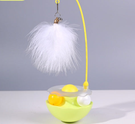 HKM-8689341 Interactive Duck-Shaped Cat Toy - Lightweight and Washable Fun Play Stick for Indoor & Outdoor Kittens