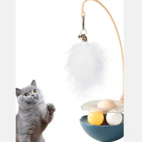 HKM-8689341 Interactive Duck-Shaped Cat Toy - Lightweight and Washable Fun Play Stick for Indoor & Outdoor Kittens